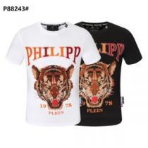 2色可選 フィリッププレインブランドコピー 半袖Tシャツ ショートパンツ 確定となる上品 2026新作 ラックスした雰囲気