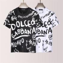 大花プリント 半袖Tシャツ スタイリッシュな印象 ドルチェ&ガッバーナブランド 偽物 通販 2026新作 肌に密着 2色可選 通気性に優れた 上品上質
