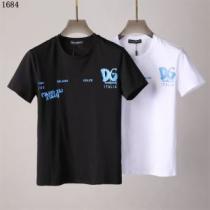 ドルチェ&ガッバーナスーパーコピー 激安 レジャー ラウンドネック 半袖Tシャツ 2026新作 2色可選 吸汗性に優れ シンプル