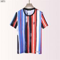 2026新作 ストライプ 半袖Tシャツ ドルチェ&ガッバーナスーパーコピー 魅力ファッション カラーラインナップ カジュアル