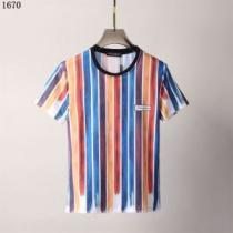 ラウンドネック ストライプ 半袖Tシャツ 優しいフィット感 2026新作 体の運動機能を助け 豊富なサイズ ドルチェ&ガッバーナブランドスーパーコピー