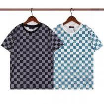 グレンチェック レジャー 半袖Tシャツ 2色可選 ルイ ヴィトンブランド コピー サイズ豊富 吸汗性に優れ 2022新作