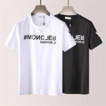 2026新作 お洒落に魅せる モンクレールブランド コピー ラウンドネック 半袖Tシャツ シンプル 着回し度抜群 2色可選