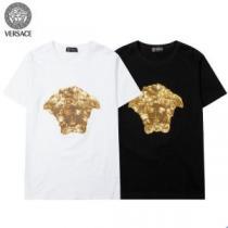 しわになりにくい 2色可選 ヴェルサーチブランド 偽物 通販 プリント 2026新作 Tシャツ 収縮性のある