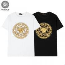 Tシャツ 2色可選 プリント 2026新作 縦には伸びにくい ヴェルサーチスーパーコピー 代引 存在感のある