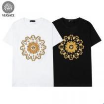 数に限りがある 2026新作 2色可選 半袖Tシャツ ヴェルサーチブランド コピー 優しいフィット感