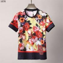 今買い◎得 プリント 半袖Tシャツ ドルチェ ガッバーナコピー 2026新作 着心地満点 デザイン性の高い