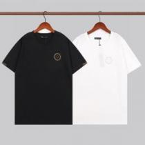 ファション性の高い ラウンドネック 半袖Tシャツ 2色可選 2026新作 ヴェルサーチブランド 偽物 通販