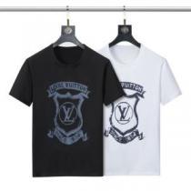 2026新作 人気新品★超特価★ プリント 半袖Tシャツ 2色可選 優しいフィット感 乾きやすい ルイ ヴィトンブランド 偽物 通販