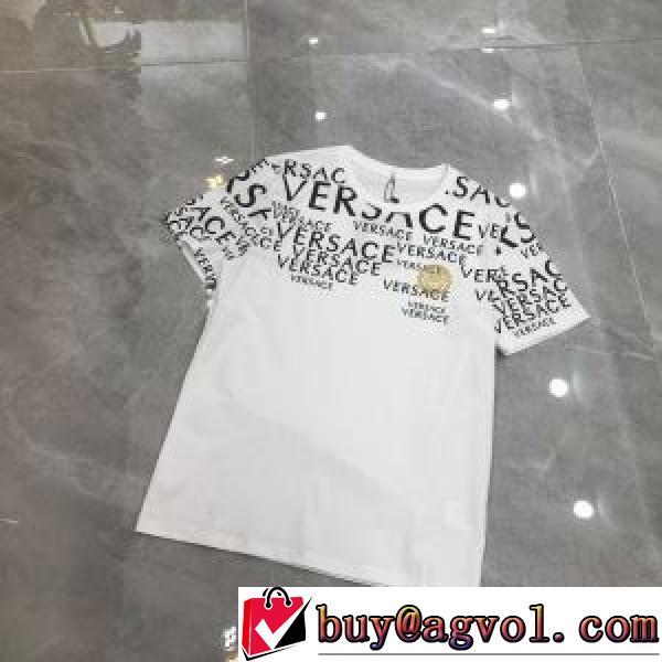 偽物ブランド ヴェルサーチ 2026春夏季超人気 VERSACE ブランド コピー半袖Tシャツ 限定セール品質保証