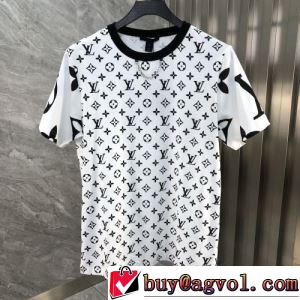 ルイ ヴィトン偽物ブランド 爆買い2026 半袖Tシャツ 乾きやすい LOUIS VUITTONブランドスーパーコピーコーデに合わせ 