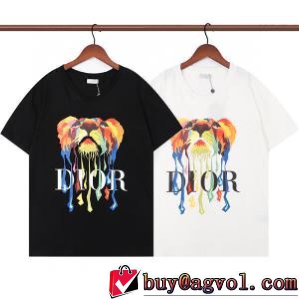 お買い得高品質2色可選 DIORブランドスーパーコピー半袖Tシャツ 人気定番2026 ディオールコピー ブランド
