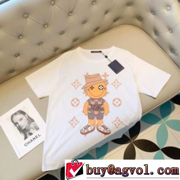 上質 大人気！半袖Tシャツ人気定番2025 LOUIS VUITTONスーパーコピー 激安 2色可選 ルイ ヴィトンブランド 偽物 通販