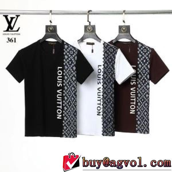 LOUIS VUITTONコピー 贈り物にも◎ルイ ヴィトンスーパーコピー  3色可選 半袖Tシャツ2026激安大特価100%新品