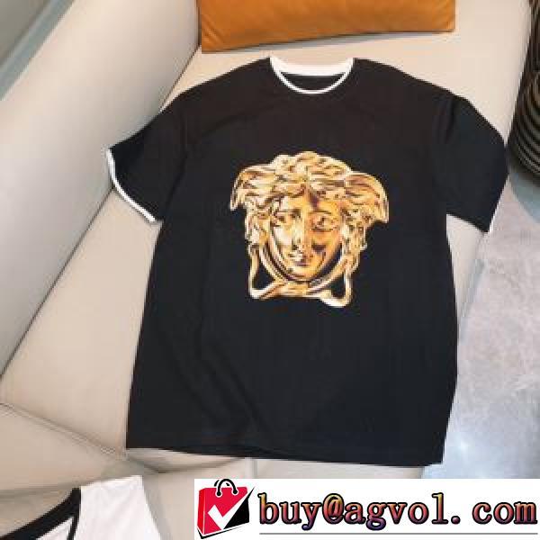 2026春夏季超人気 ヴェルサーチスーパーコピー半袖Tシャツ VERSACEコピー ブランド 優れた弾力性 ヴェルサーチコピー ブランド