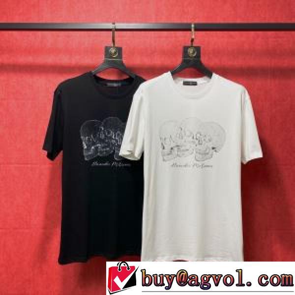 alexander mcqueenブランド コピー 半袖Tシャツ 抜群な楽チン感ある大定番 アレキサンダー マックイーンコピー人気定番2026