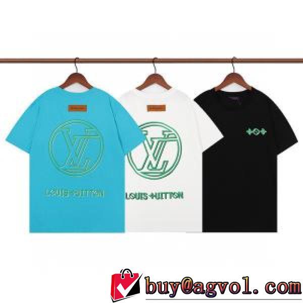LOUIS VUITTONスーパーコピー 激安半袖Tシャツ 2026春夏季超 吸汗性に優れ ルイ ヴィトンスーパーコピー 3色可選