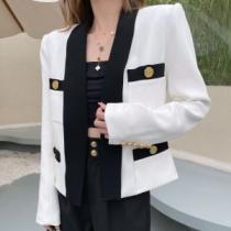 2026新品  ブランド ツイードノーカラージャケット きれいめ 人気 コーデ仕事 バルマン BALMAIN 偽物ブランド コピー