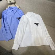  PRADA ブランドスーパーコピー 2色可選  売れ筋のいい プラダ レディースシャツ ブランド 偽物 通販 2026新品