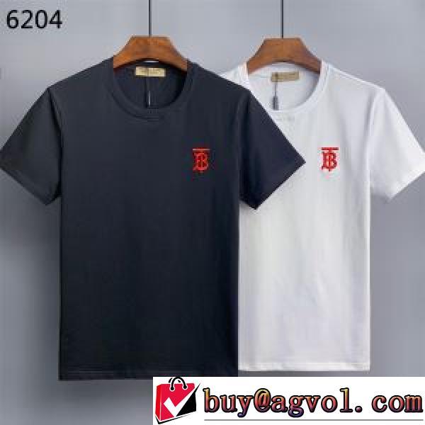 2026最新入荷 人目を惹くデザイン BURBERRYブランド コピー 半袖Tシャツバーバリーブランドスーパーコピー