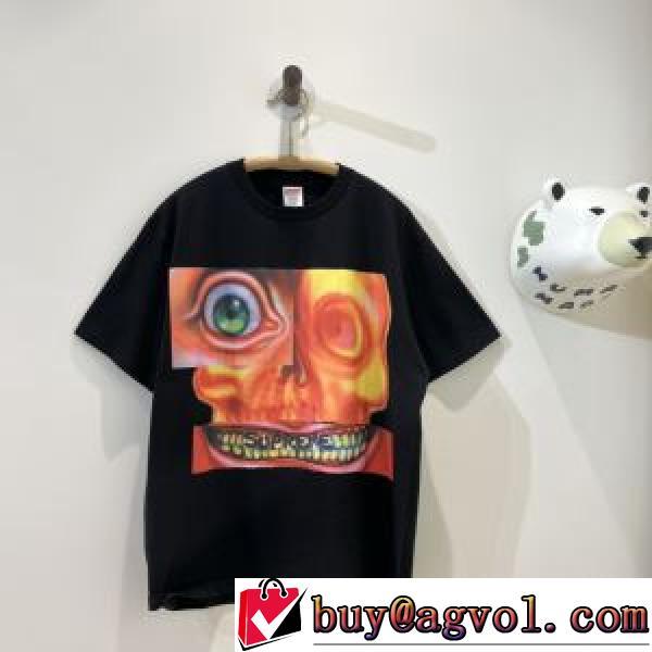 シュプリームスーパーコピー 新作入荷2026 Supreme 鬼面プリント半袖tシャツ SUPREMEコピーブランド一味違うケーブル編みが魅力満点