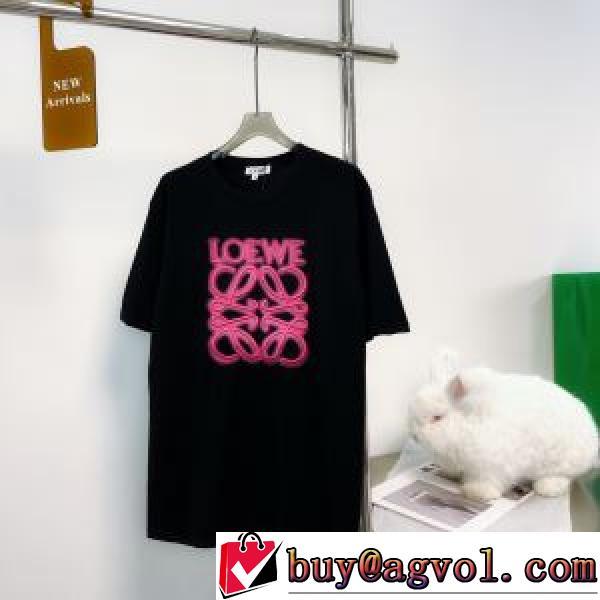 特別人気感謝SALE ロエベスーパーコピー 激安 プリント 半袖Tシャツ 吸汗性に優れ 2026春夏 乾きやすい