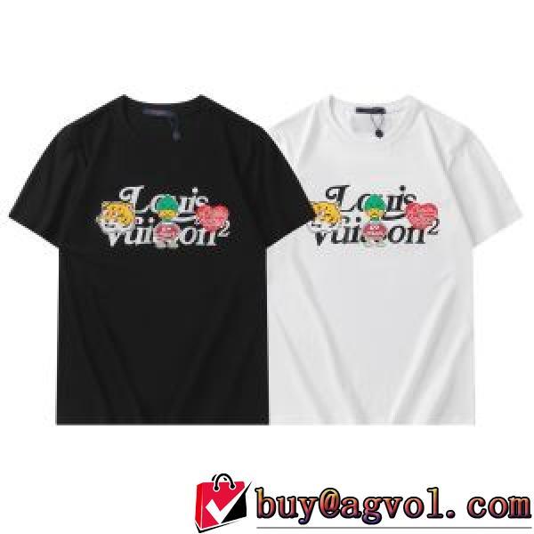 2026春夏 2色可選 ルイ ヴィトンブランド コピー スタイリッシュな印象 半袖Tシャツ 自然な肌触り 柔らかい手触り