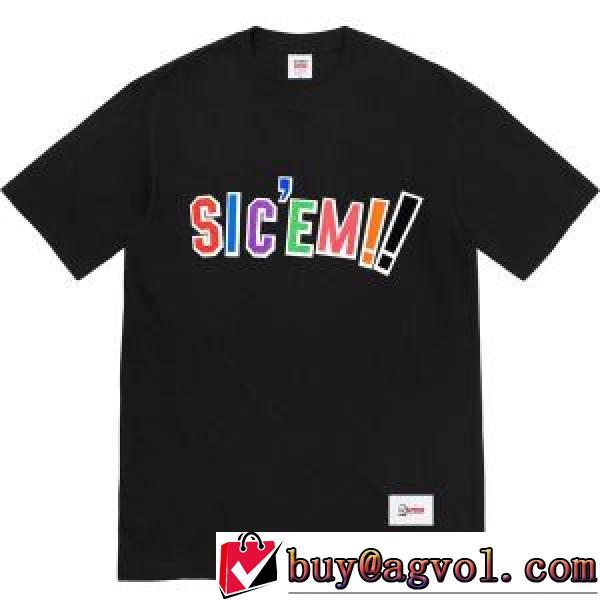 シュプリームコピー 着心地満点 おすすめ/オススメ プリント Supreme x WTAPS Sic'em! Tee 半袖Tシャツ 2026春夏 吸汗速乾 2色可選 通気性に優れた