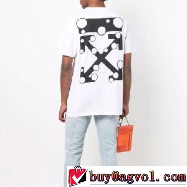今からの季節にピッタリ！OFF-WHITE オフホワイトブランドスーパーコピー ラックスした雰囲気 レジャー 柔らかい手触り 2026春夏 半袖Tシャツ 男女兼用