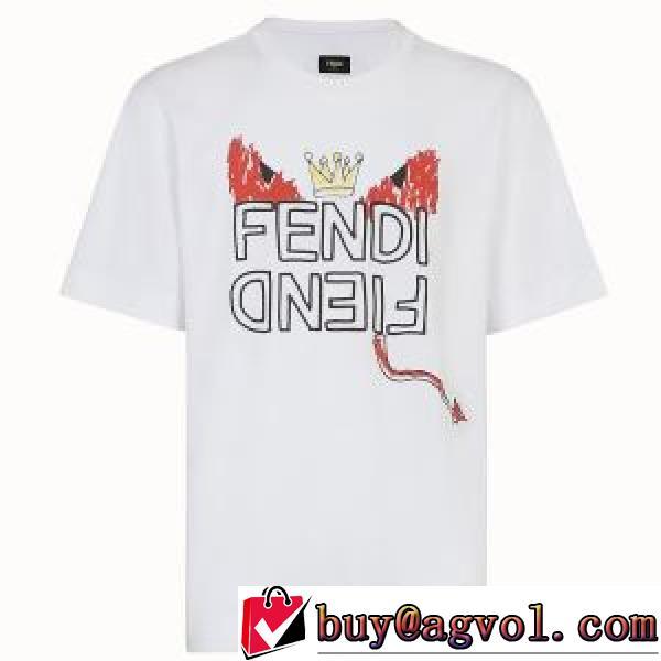 2色可選 デザイン性の高い 高品質 大人気再登場 フェンディスーパーコピー 半袖Tシャツ 柔らかい手触り 2025新作