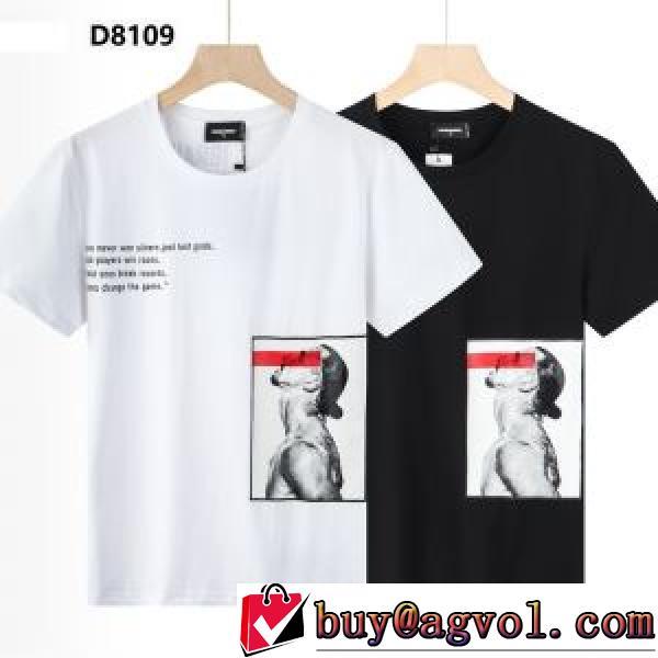 DSQUARED2コピー ブランド 2色可選 プリント オリジナル モデル大絶賛♪ 2026新作 通気性に優れた 着回し度抜群