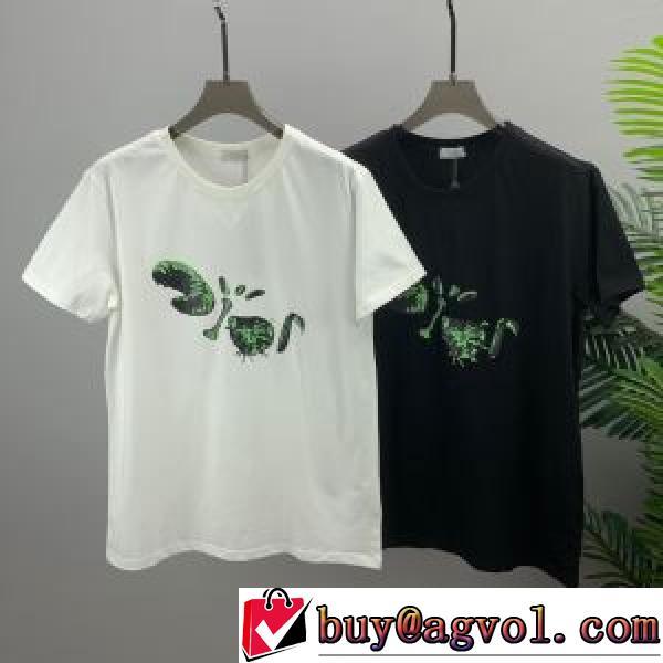 半袖Tシャツ ランキング商品 2026春夏 高品質 2色可選 ラウンドネック カジュアル 着心地満点 DIORブランドスーパーコピー