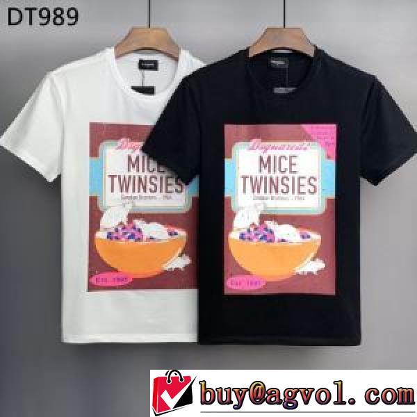 高評価の人気品 半袖Tシャツ 2色可選 高品質 肌に馴染みやすい 2026新作 ディースクエアードスーパーコピー