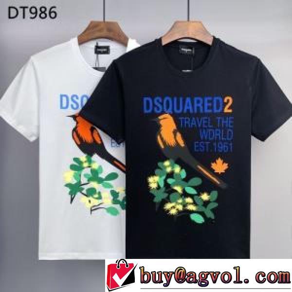 高品質 お洒落に魅せる 半袖Tシャツ ラウンドネック 2色可選 デザイン性の高い 2026春夏 自分らしいスタイリング ディースクエアードブランド コピー