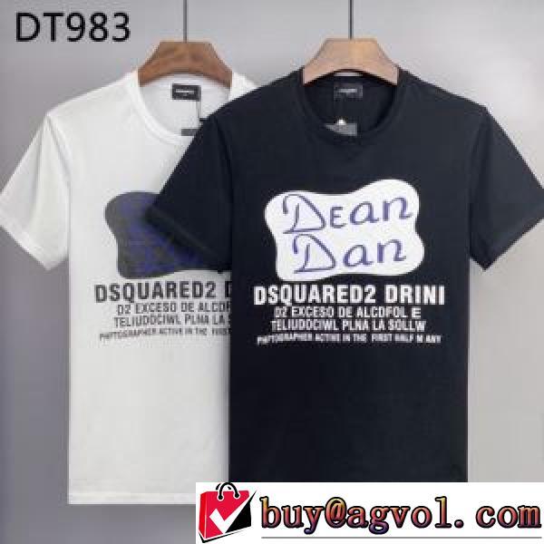 半袖Tシャツ 2026春夏 着心地満点 2色可選 自分らしいスタイリング プリント ディースクエアードコピー ブランド スタイリッシュな印象