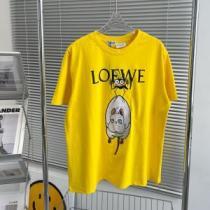 ロエベブランド 偽物 通販 人気 ランキング 2026春夏 半袖Tシャツ ラウンドネック レジャー 快適な着心地 
