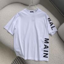 半袖Tシャツ 2026春夏 4色可選 柔らかい手触り 存在感のある 乾きやすい 通気性に優れた バルマンブランドスーパーコピー
