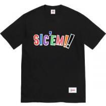 シュプリームコピー 着心地満点 おすすめ/オススメ プリント Supreme x WTAPS Sic'em! Tee 半袖Tシャツ 2026春夏 吸汗速乾 2色可選 通気性に優れた