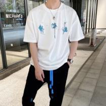半袖Tシャツ ファション性の高い 通気性に優れた 2色可選 2026春夏 吸汗性に優れ OFF-WHITE オフホワイトコピーブランド
