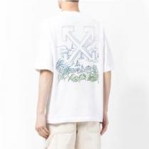 OFF-WHITE オフホワイトブランド コピー 男女兼用 2026春夏 おすすめ/オススメ 半袖Tシャツ ラックスした雰囲気 気軽にカジュアルに使える