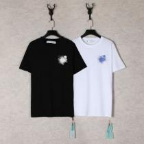 2色可選 デザイン性の高い 半袖Tシャツ 肌触りの気持ちい〜 柔らかい手触り 2026春夏 OFF-WHITE オフホワイトブランドスーパーコピー