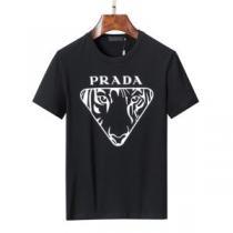 デザイン性の高い ラウンドネック ずっと人気♪ 半袖Tシャツ プラダスーパーコピー 2026新作 3色可選