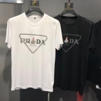 2026春夏 大人のセンスを感じさせる レジャー 収縮性のある 半袖Tシャツ 2色可選 プラダコピーブランド
