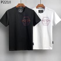 2026春夏 使い勝手抜群 海外セレブ定番愛用 半袖Tシャツ 収縮性のある 着心地満点 2色可選 PHILIPP PLEINコピーブランド