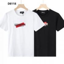 2026春夏 存在感のある 2色可選 半袖Tシャツ ラウンドネック 柔らかい手触り DSQUARED2ブランド コピー