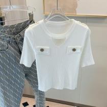 海外セレブ定番愛用 半袖Tシャツ 細身のシルエット 2026春夏 2色可選 収縮性のある バルマンブランド 偽物 通販