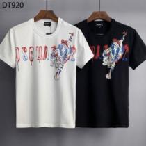 DSQUARED2スーパーコピー 激安 人気雑誌掲載 自分らしいスタイリング 2026春夏 ラウンドネック 2色可選 半袖Tシャツ