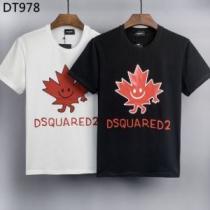 2026春夏 存在感のある ディースクエアードコピー お洒落に魅せる プリント 半袖Tシャツ バリエーションに富む 2色可選