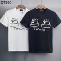 シンプル ディースクエアード偽物ブランド 乾きやすい 半袖Tシャツ 使い勝手抜群 ラウンドネック ランキング商品 2026春夏