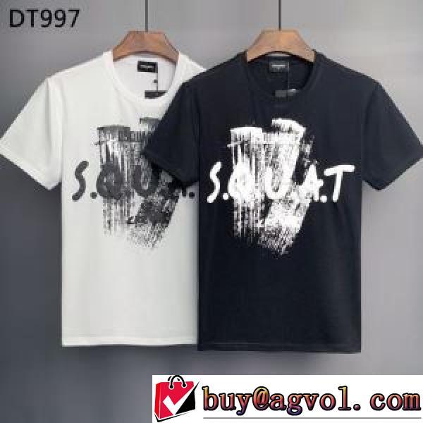 半袖Tシャツ コスパ最高のプライス 2色可選 ディースクエアードブランドスーパーコピー デザイン性の高い カッコいい印象を付ける 2026春夏